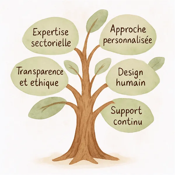 Image pourquoi me choisir pour la niche Coachs de vie et thérapeutes