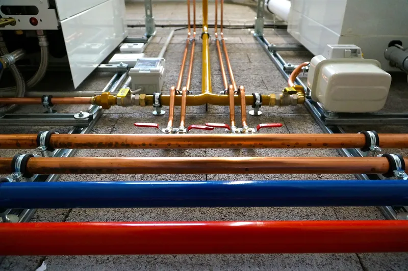 Image Installation d'une infrastucture chauffagiste